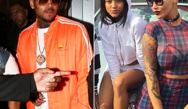 Amber Rose Karrueche Tran Forgive Chris Brown