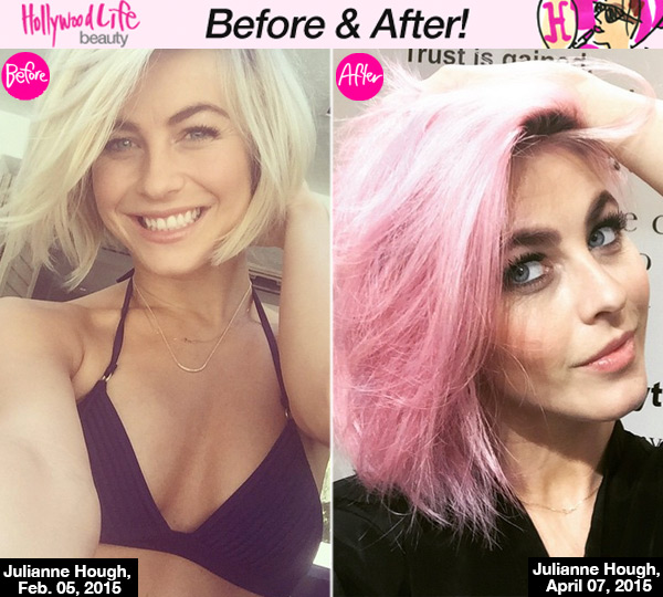 Julianne Hough Pink Hair