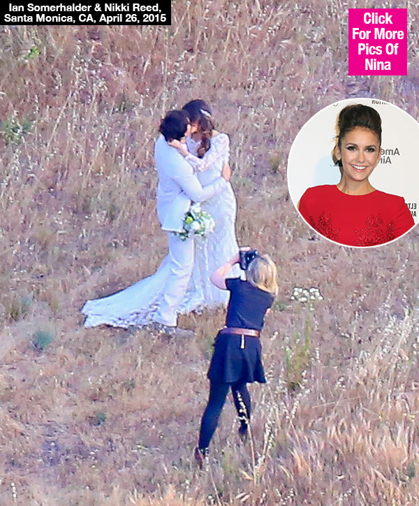 Nina Dobrev Reaction Ian Somerhalder Wedding