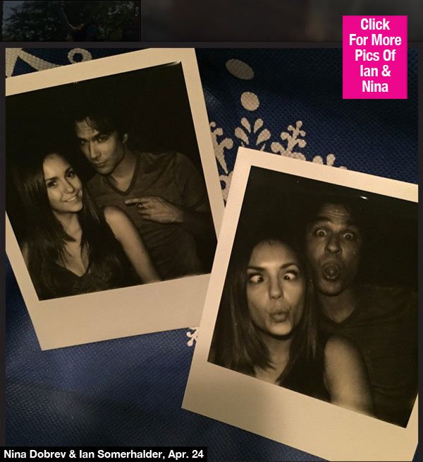 Nina Dobrev Ian Somerhalder Last Day