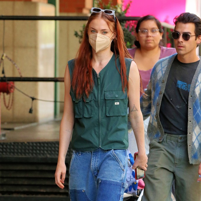 Joe Jonas & Sophie Turner Walk Home From Brunch