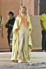 Los Angeles, CA  - *EXCLUSIVE*  - Chris Pine has an issue with his Vespa while filming shirtless for his next project 'Poolman' in Downtown Los Angeles.  In Poolman, Pine will play Darren Barrenman, whom Deadline previously described as "a hapless dreamer and would-be philosopher who spends his days looking after the pool of the Tahitian Tiki apartment block in sunny Los Angeles and crashing city council meetings with his neighbors Jack and Diane.

Pictured: Chris Pine

BACKGRID USA 13 JULY 2022 

USA: +1 310 798 9111 / usasales@backgrid.com

UK: +44 208 344 2007 / uksales@backgrid.com

*UK Clients - Pictures Containing Children
Please Pixelate Face Prior To Publication*