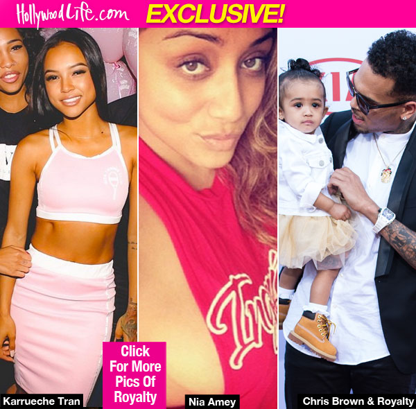 Nia Guzman Karrueche Tran Relationship Royalty