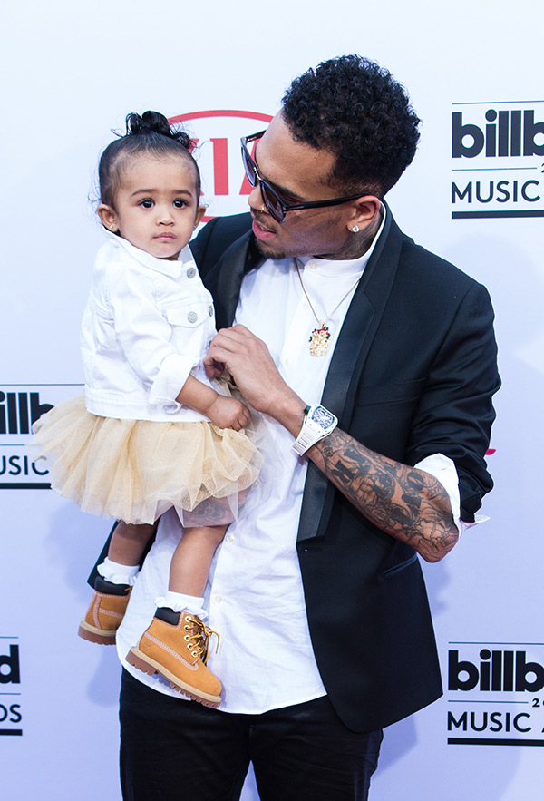 Chris Brown and daughter Royalty Brown