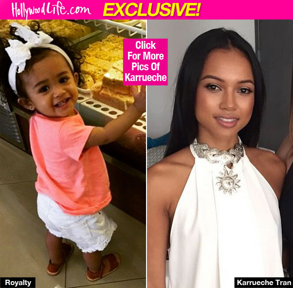 karrueche tran meets royalty