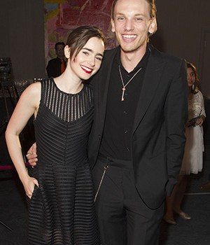 Lily Collins and Jamie Campbell Bower