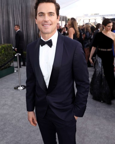 Matt Bomer arrives at the 25th annual Screen Actors Guild Awards at the Shrine Auditorium & Expo Hall, in Los Angeles
25th Annual SAG Awards - Red Carpet, Los Angeles, USA - 27 Jan 2019