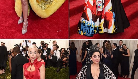 Rihanna Yellow Dress Met Gala