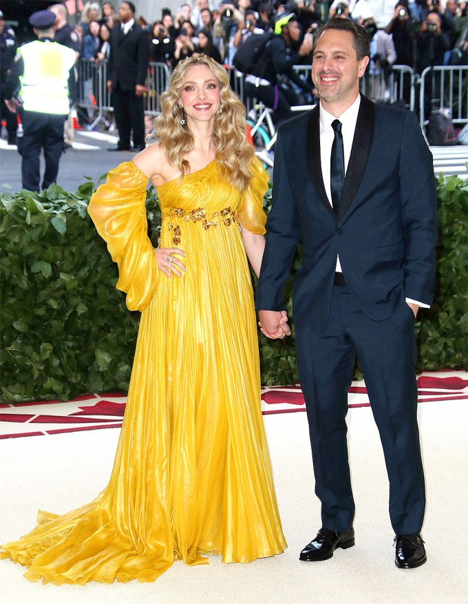 Amanda Seyfried & Thomas Sadoski Attend The Met Gala