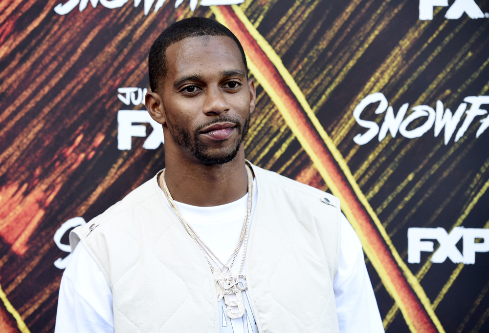 Victor Cruz poses at the third season premiere of the FX series "Snowfall," Monday, July 8, 2019, in Los Angeles. (Photo by Chris Pizzello/Invision/AP)