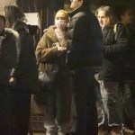 EXCLUSIVE: Ariana Grande and her husband Dalton Gomez indulge in Crepes from the famous La Creperie de Hampstead. The pint-sized pop star who is in the capital filming Wicked parts 1 & 2 looked adorable in an oversized coat, platform trainers, and a pink face mask that she removed to take some selfies near the popular stand that serves sweet and savoury french crêpes and has been a Hampstead favorite for many years. 23 Jan 2023 Pictured: Ariana Grande, Dalton Gomez. Photo credit: MEGA TheMegaAgency.com +1 888 505 6342 (Mega Agency TagID: MEGA939190_002.jpg) [Photo via Mega Agency]