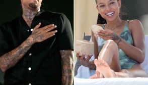 Chris Brown Mad Karrueche Tran
