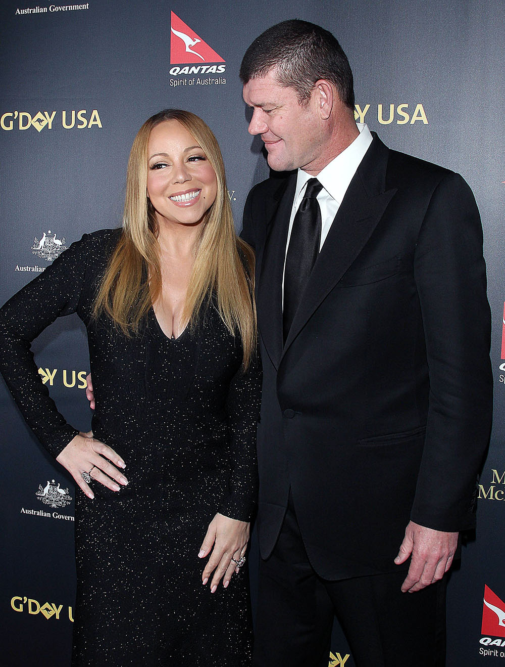 Celebrities attend the 2016 G'Day Los Angeles Gala in Los Angeles, California. Attendeees included newly engaged couple Mariah Carey and James Packer.

UK RIGHTS ONLY (NO STILLS AVAILABLE FOR ASSOCIATED NEWSPAPERS)

Pictured: Mariah Carey,James Packer
Ref: SPL4137641 290116 NON-EXCLUSIVE
Picture by: RS/FameFlynet.UK.com / SplashNews.com

Splash News and Pictures
USA: +1 310-525-5808
London: +44 (0)20 8126 1009
Berlin: +49 175 3764 166
photodesk@splashnews.com

World Rights