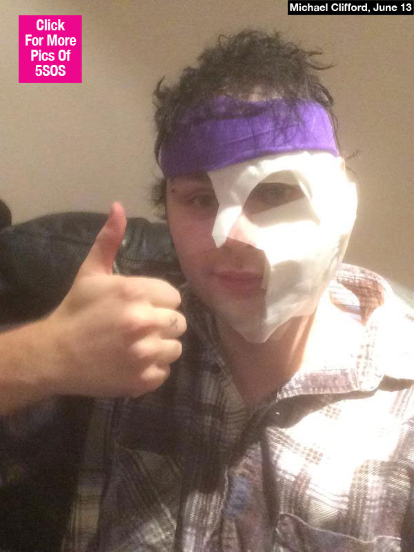Michael Clifford Injury Pic