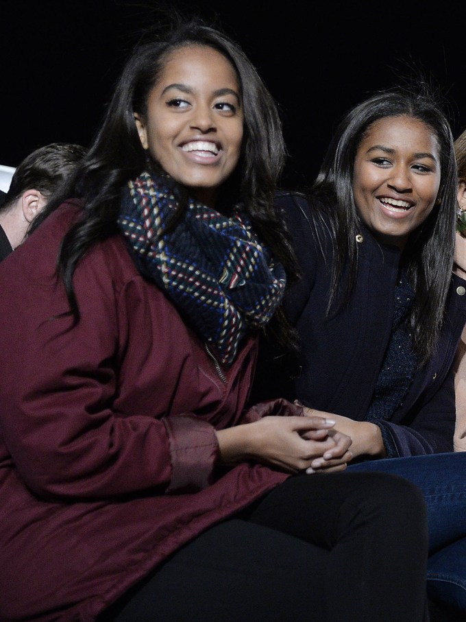 President Obama And Family Attend National Christmas Tree – DC