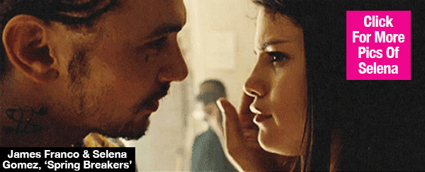 Selena Gomez Kissing James Franco