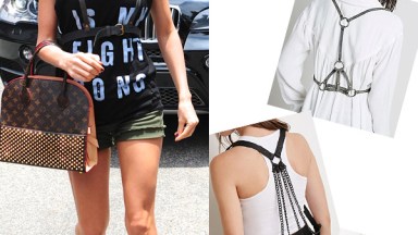taylor swift harness belt backwards