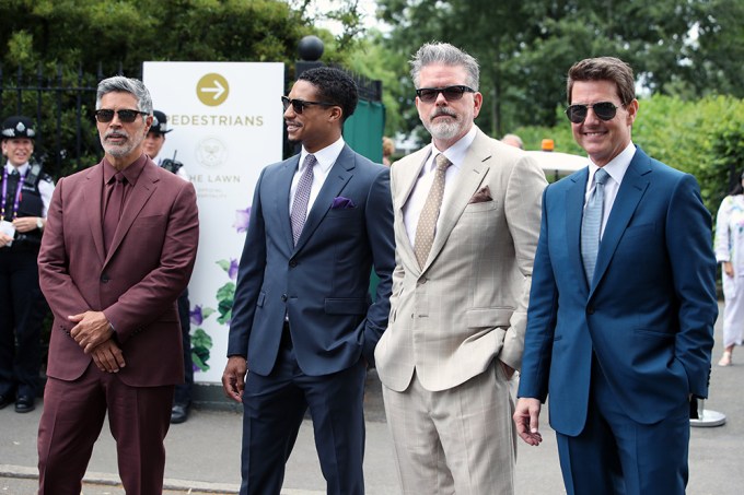 Tom Cruise & Friends At Wimbledon