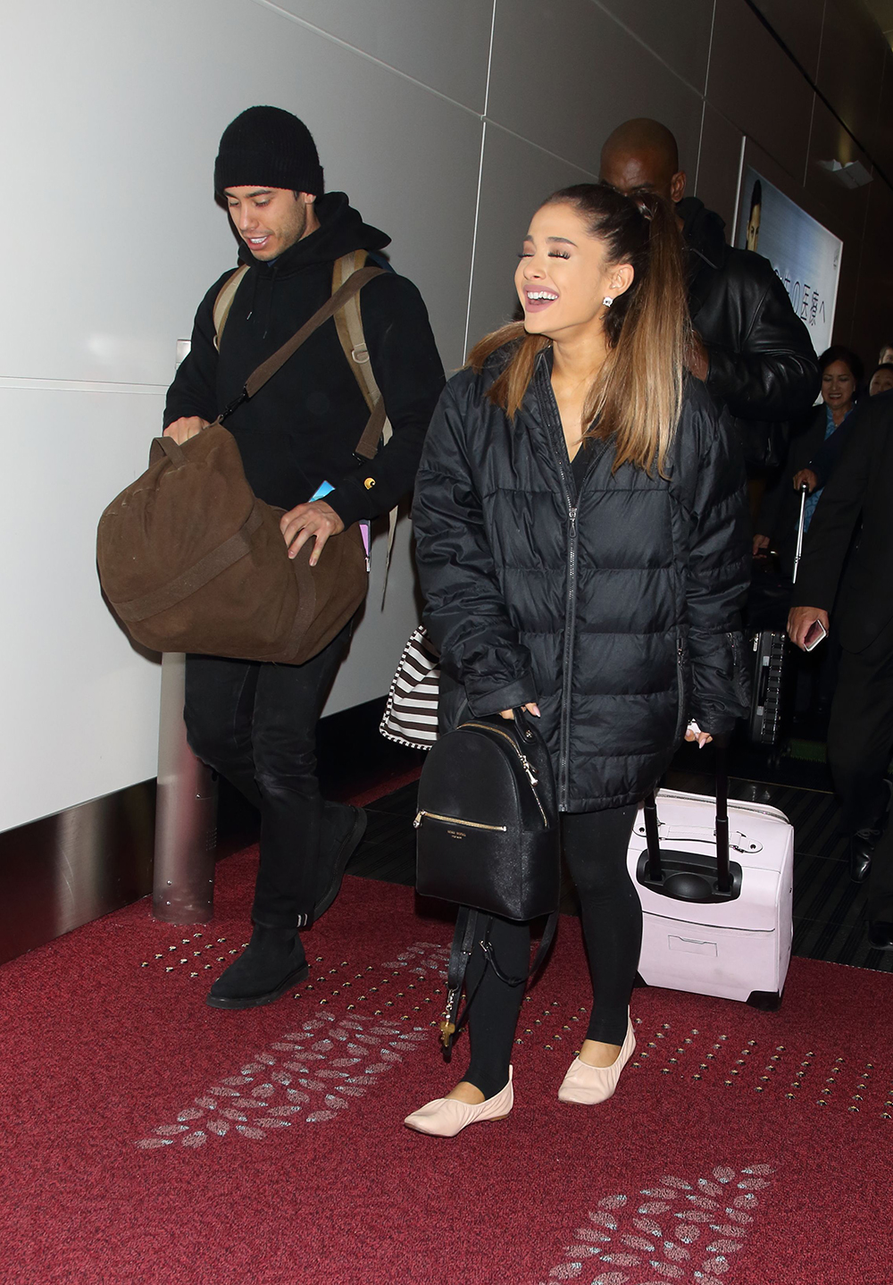 Ariana Grande arrives at Haneda International airport ,Tokyo, Japan - 11 Apr 2016