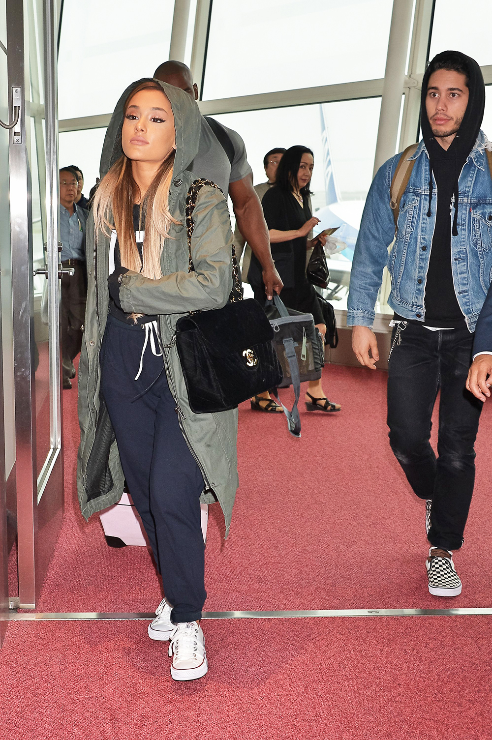 Ariana Grande at Haneda International Airport, Tokyo, Japan - 13 Jun 2016