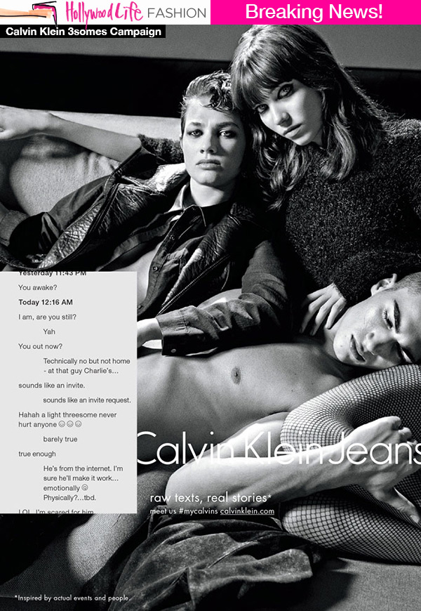 Calvin Klein Threesome Ad