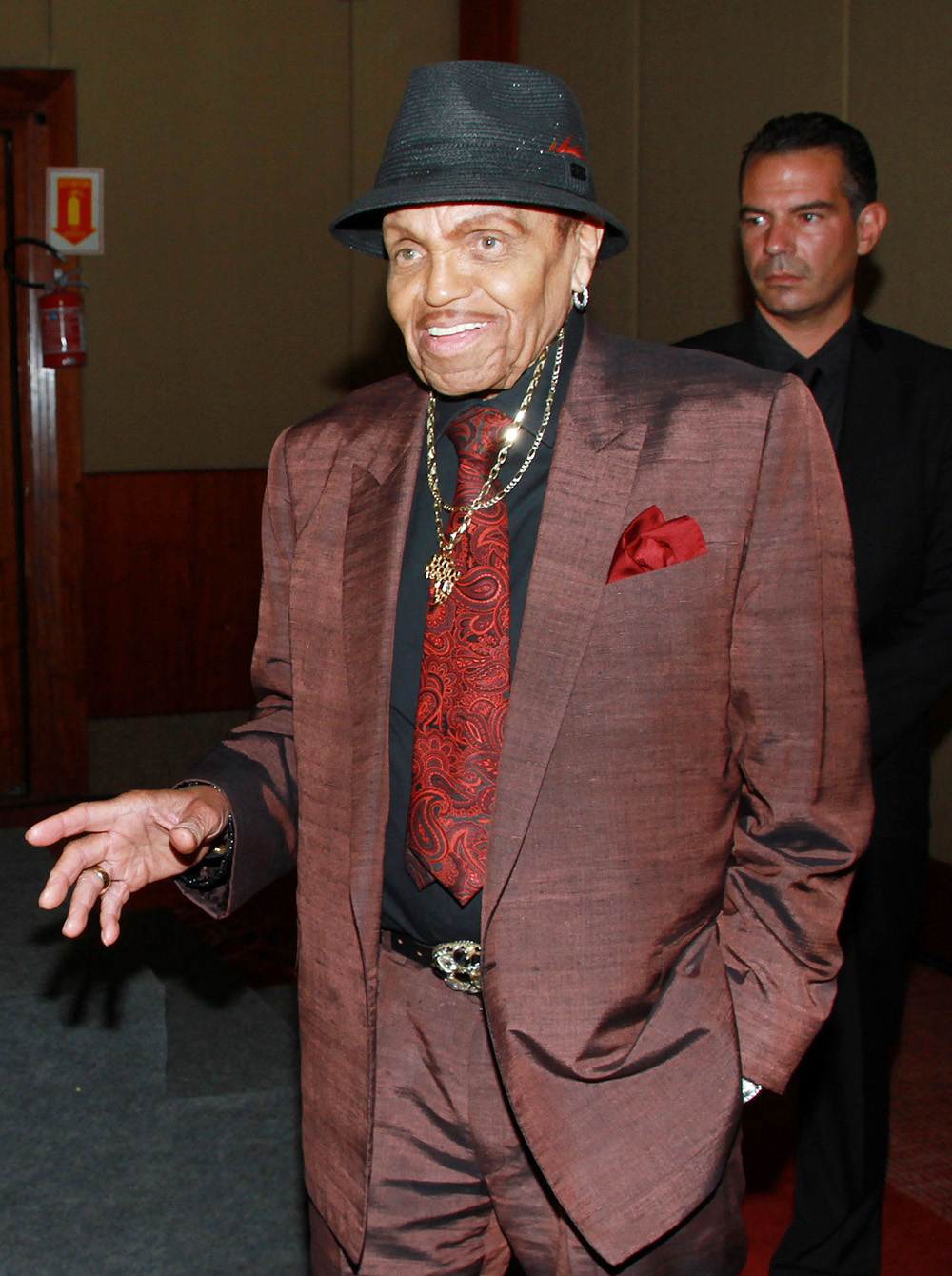 Joe Jackson
Joe Jackson attends a press conference in Sao Paulo, Brazil - 23 Jul 2015
Joe Jackson, father of the King of Pop Michael Jackson attends a Press Conference  in Sao Paulo - Brazil