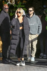 Los Angeles, CA - *EXCLUSIVE* - Khloe Kardashian and Scott Disick grab coffee together while camera crews film them in Woodland Hills. Khloe looks great in a black Prada coat for the outing.Pictured: Khloe Kardashian, Scott DisickBACKGRID USA 21 FEBRUARY 2020 USA: +1 310 798 9111 / usasales@backgrid.comUK: +44 208 344 2007 / uksales@backgrid.com*UK Clients - Pictures Containing ChildrenPlease Pixelate Face Prior To Publication*