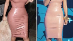 tracee ellis ross latex dress