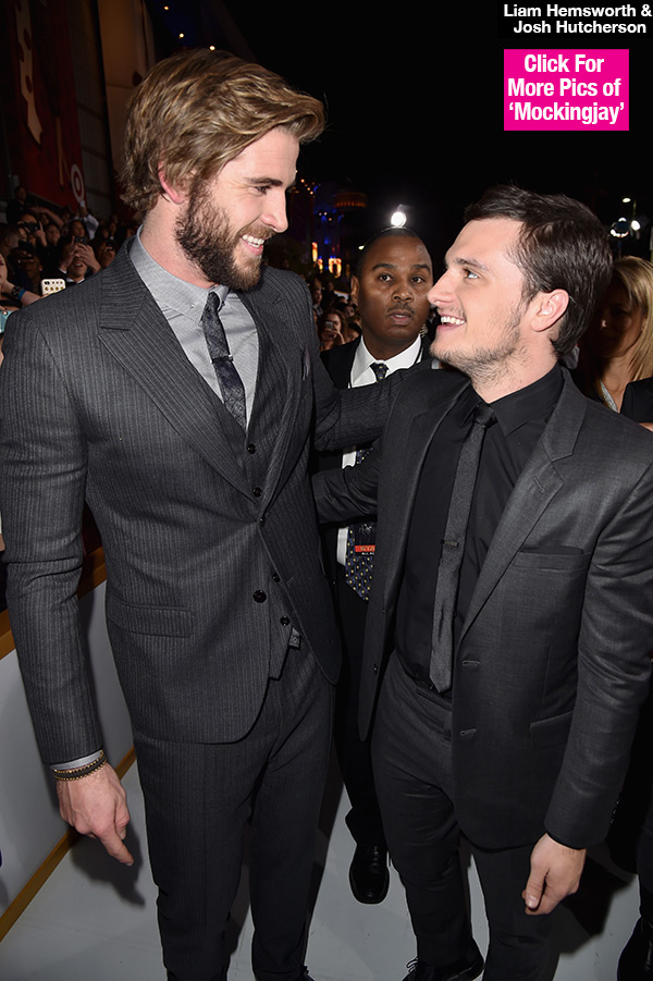 Liam Hemsworth Josh Hutcherson Kiss