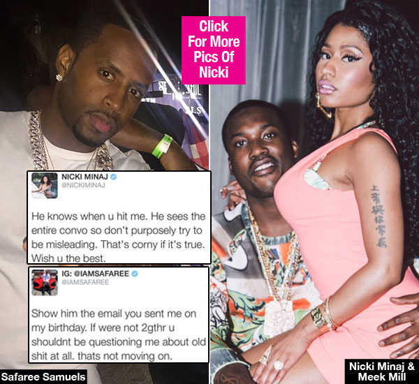 nicki minaj disses safaree samuels