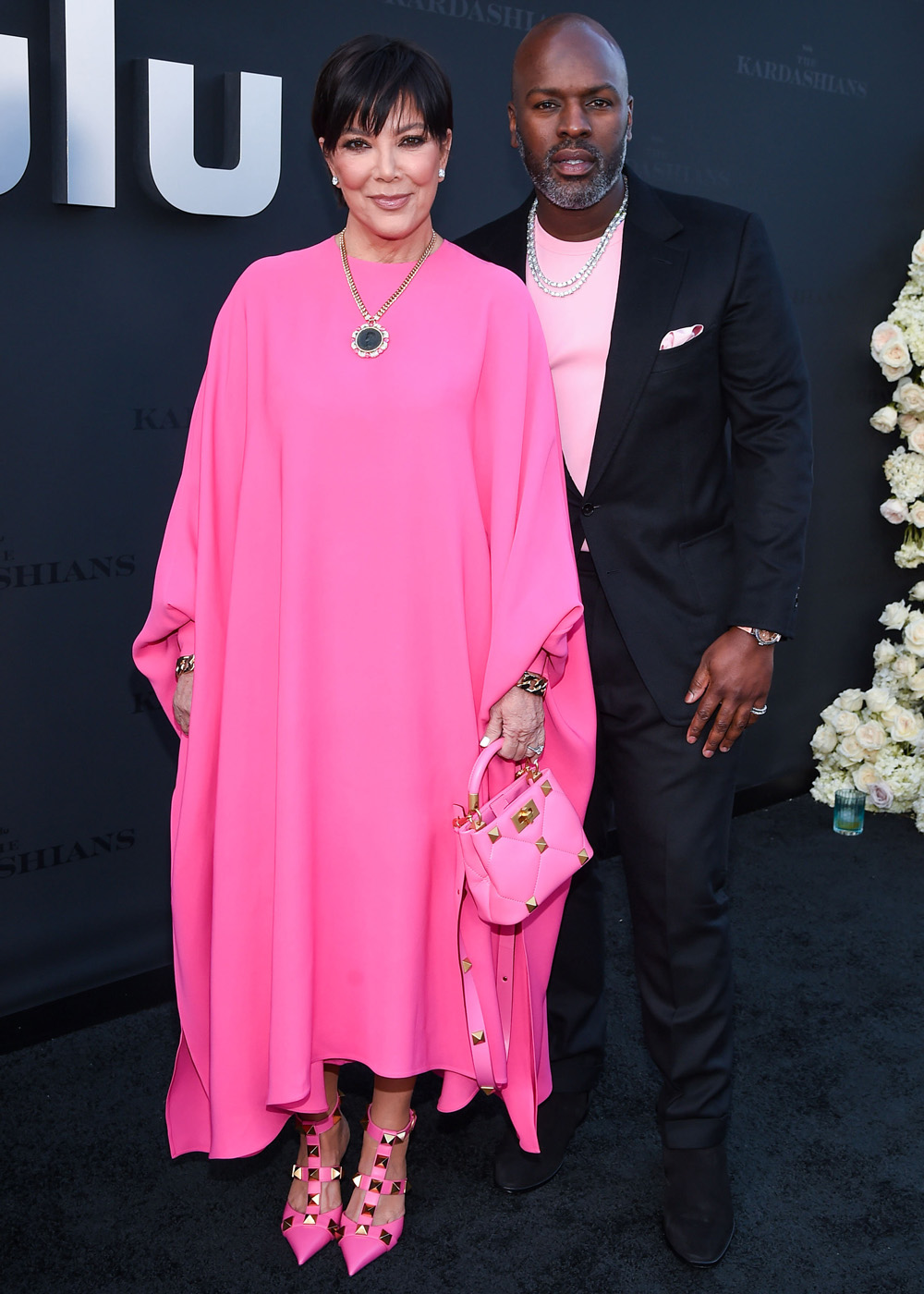 FOR EDITORIAL USE ONLY
Mandatory Credit: Photo by Action Press/Shutterstock (12886785ao)
In this handout photo provided by Hulu, The Walt Disney Company, Kris Jenner and Corey Gamble arrive at the Los Angeles Premiere of Hulu's 'The Kardashians' held at Goya Studios on April 7, 2022 in Hollywood, Los Angeles, California, United States
'The Kardashians' TV Show premiere, Los Angeles, Califrnia, USA - 07 Apr 2022