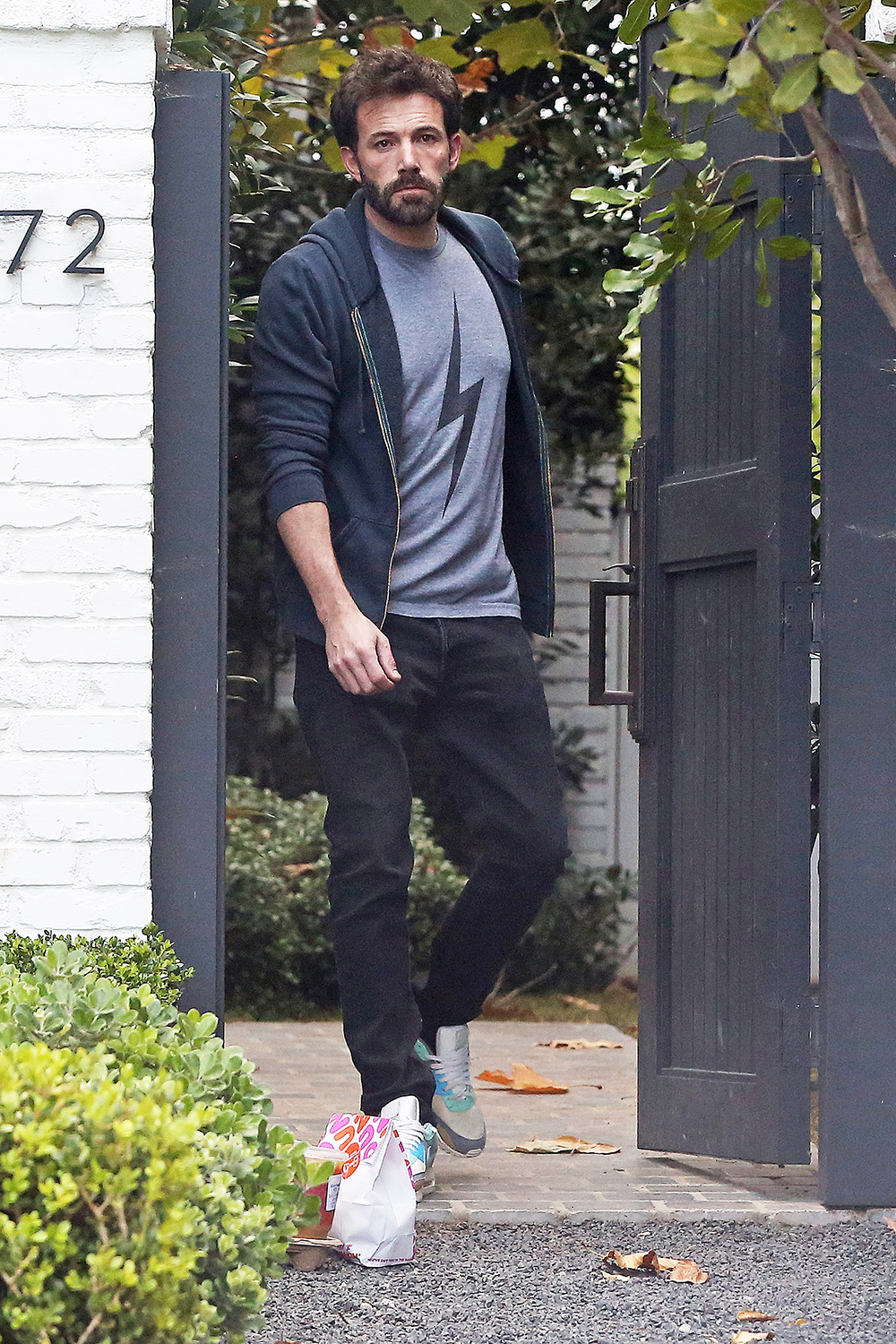 Ben Affleck seen for the first time since it was reported that he has broken up with Ana de Armas,