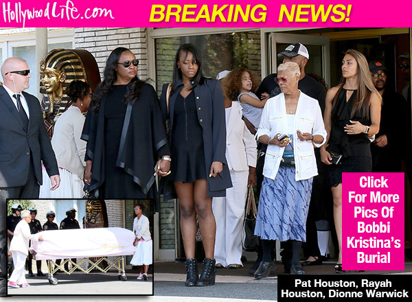 Bobbi Kristina Brown Burial Photos