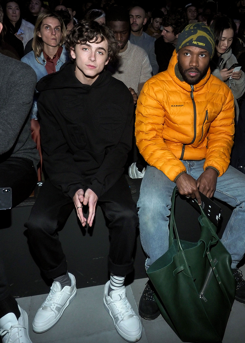 Louis Vuitton show, Front Row, Fall Winter 2019, Paris Fashion Week Men's, France - 17 Jan 2019