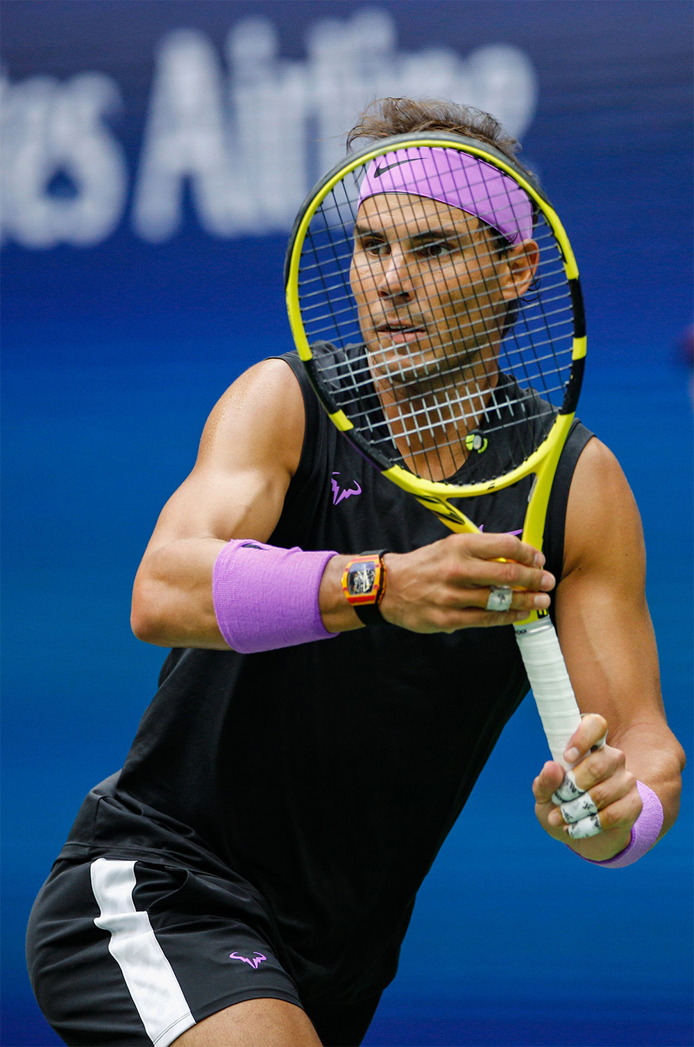 Rafael Nadal of Spain in action in the Men's Final
US Open Tennis Championships, Day 14, USTA National Tennis Center, Flushing Meadows, New York, USA - 08 Sep 2019