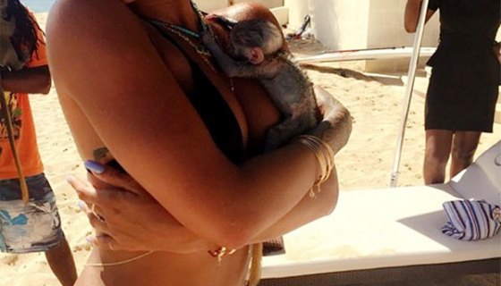 Rihanna Beach Body