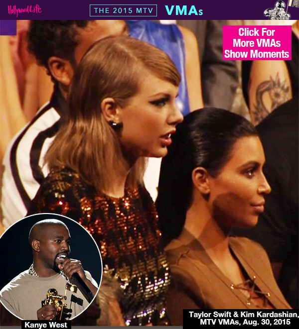 Kim Kardashian Taylor Swift Kanye West VMA
