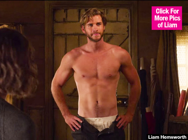 Liam Hemsworth Filming Sex Scenes