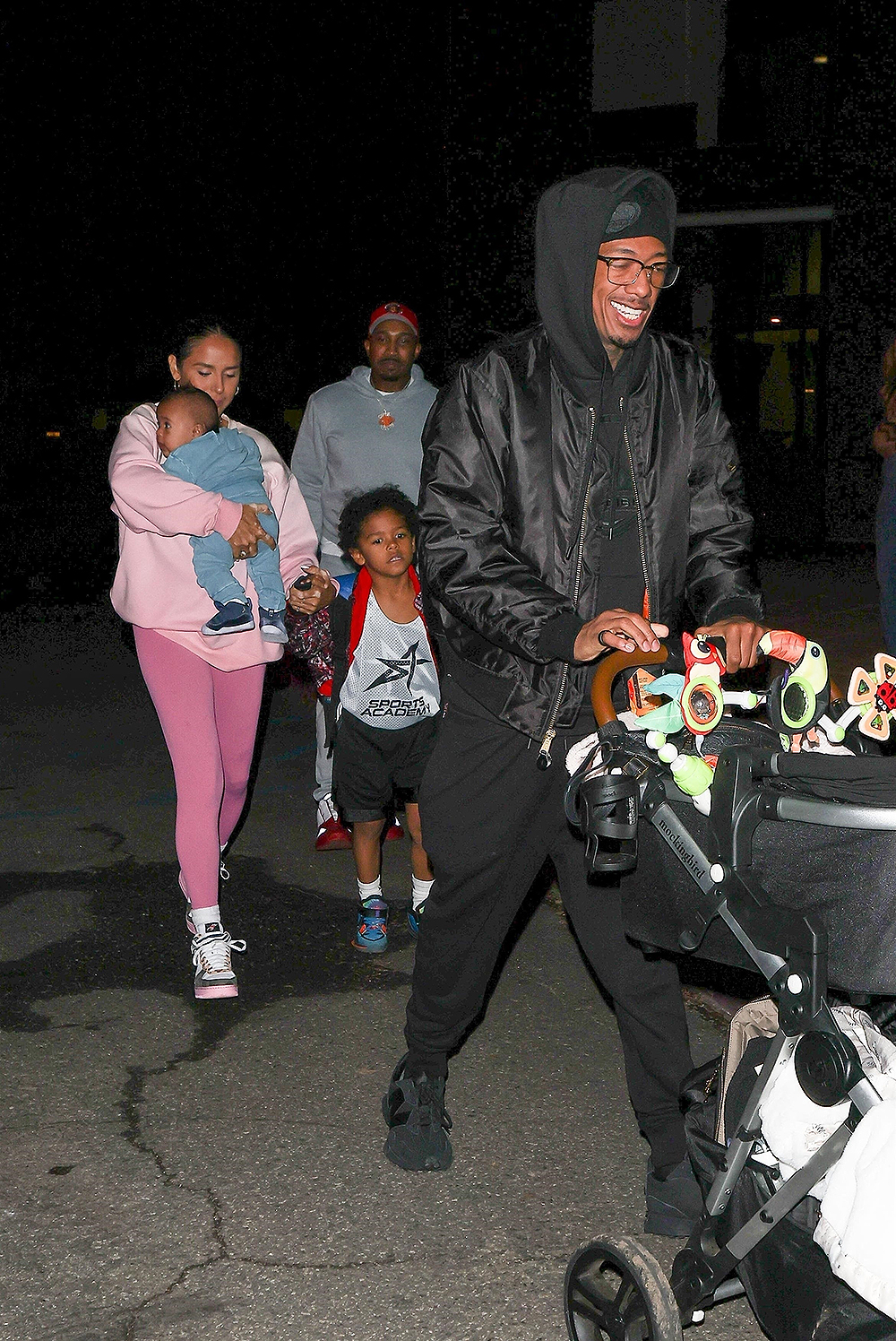 *EXCLUSIVE* Nick Cannon leaves after his son's basketball game in LA