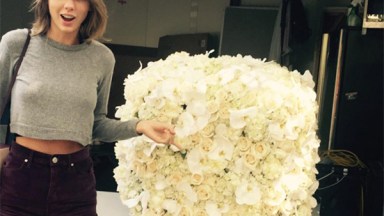 Kanye West Sends Taylor Swift Flowers