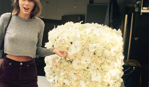 Kanye West Sends Taylor Swift Flowers