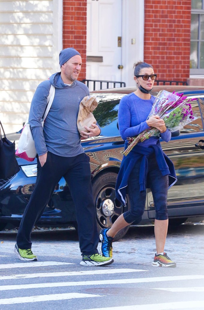 Bridget Moynahan & her husband Andrew Frankel