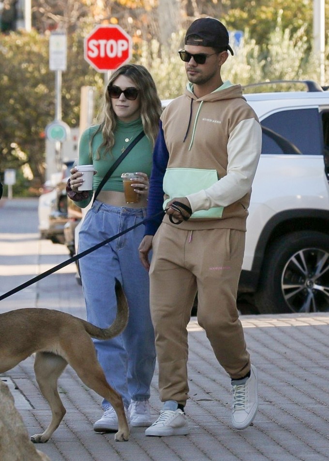 Taylor Lautner and Tay Dome on a Coffee Date