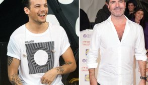 Louis Tomlinson Simon Cowell Godfather