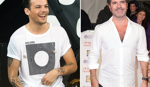 Louis Tomlinson Simon Cowell Godfather