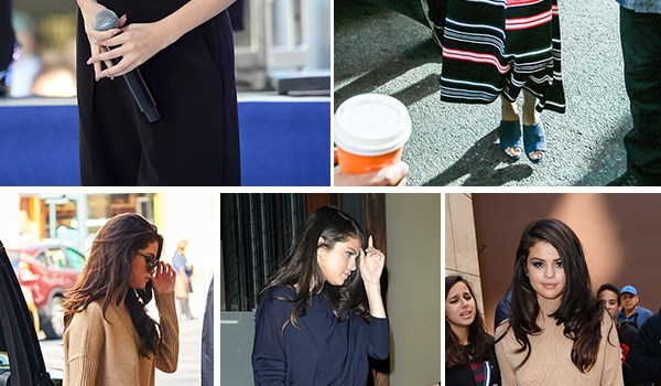 selena gomez 5 looks 1 day