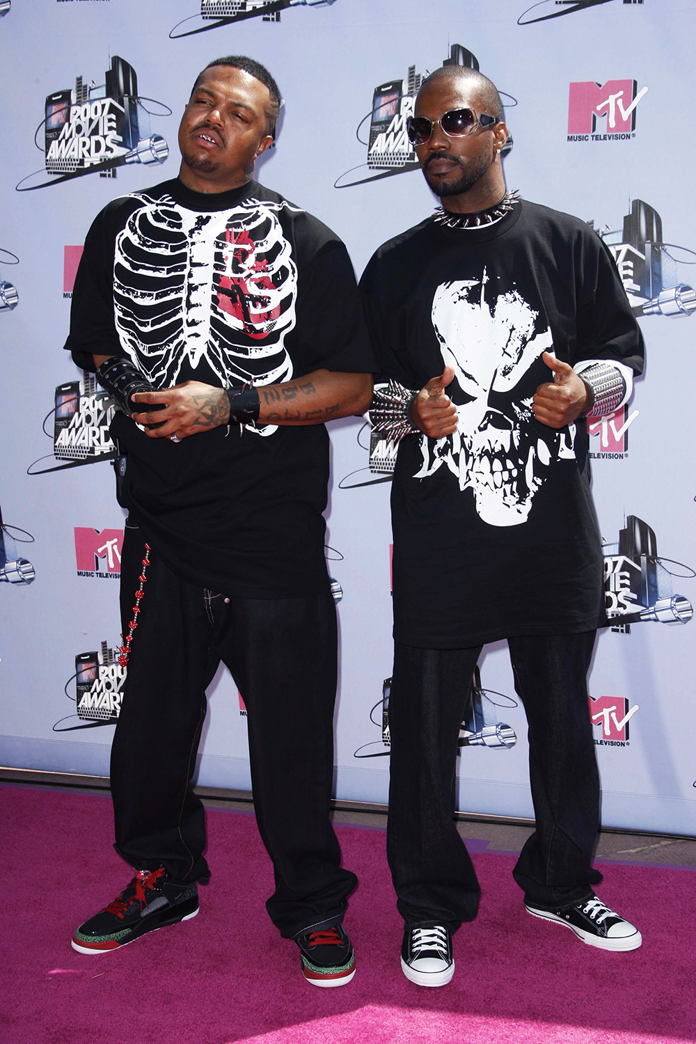 Three 6 Mafia
'MTV Movie Awards' arrivals at Universal City Walk, Los Angeles, America   - 03 Jun 2007