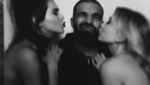 Kendall Jenner Kissing Drake