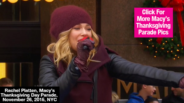 Rachel Platten Performance Macy's Thanksgiving Day Parade