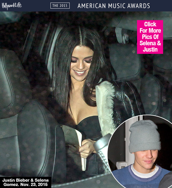 Selena Gomez Justin Bieber AMAs Party